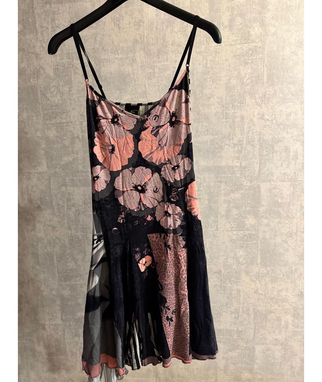 JUST CAVALLI Мульти хлопко-эластановый сарафан, фото 9