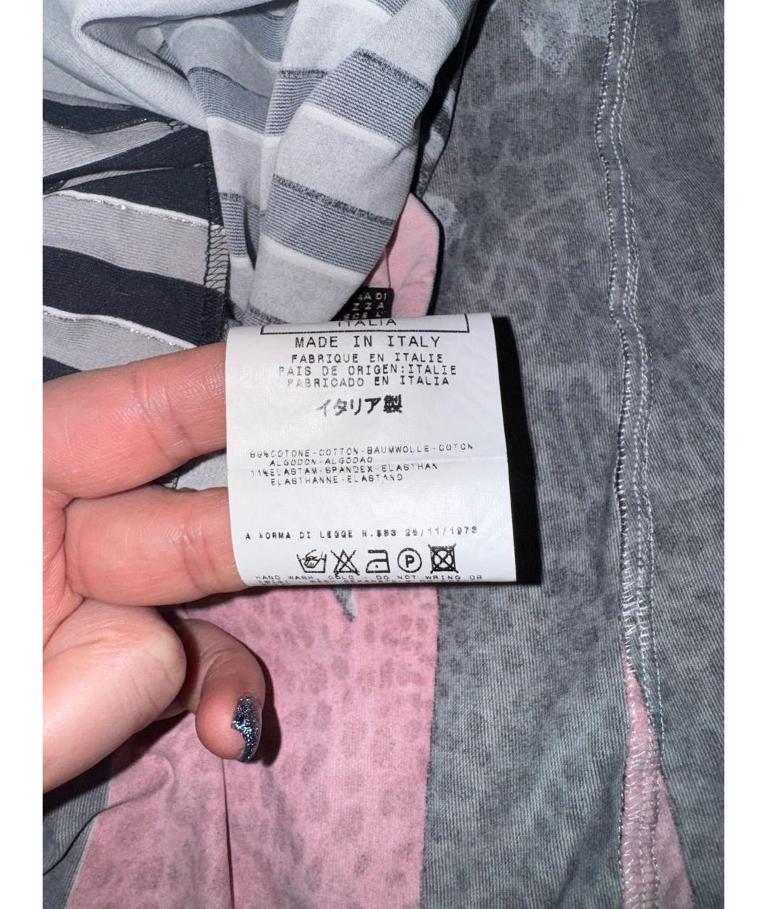 JUST CAVALLI Мульти хлопко-эластановый сарафан, фото 3