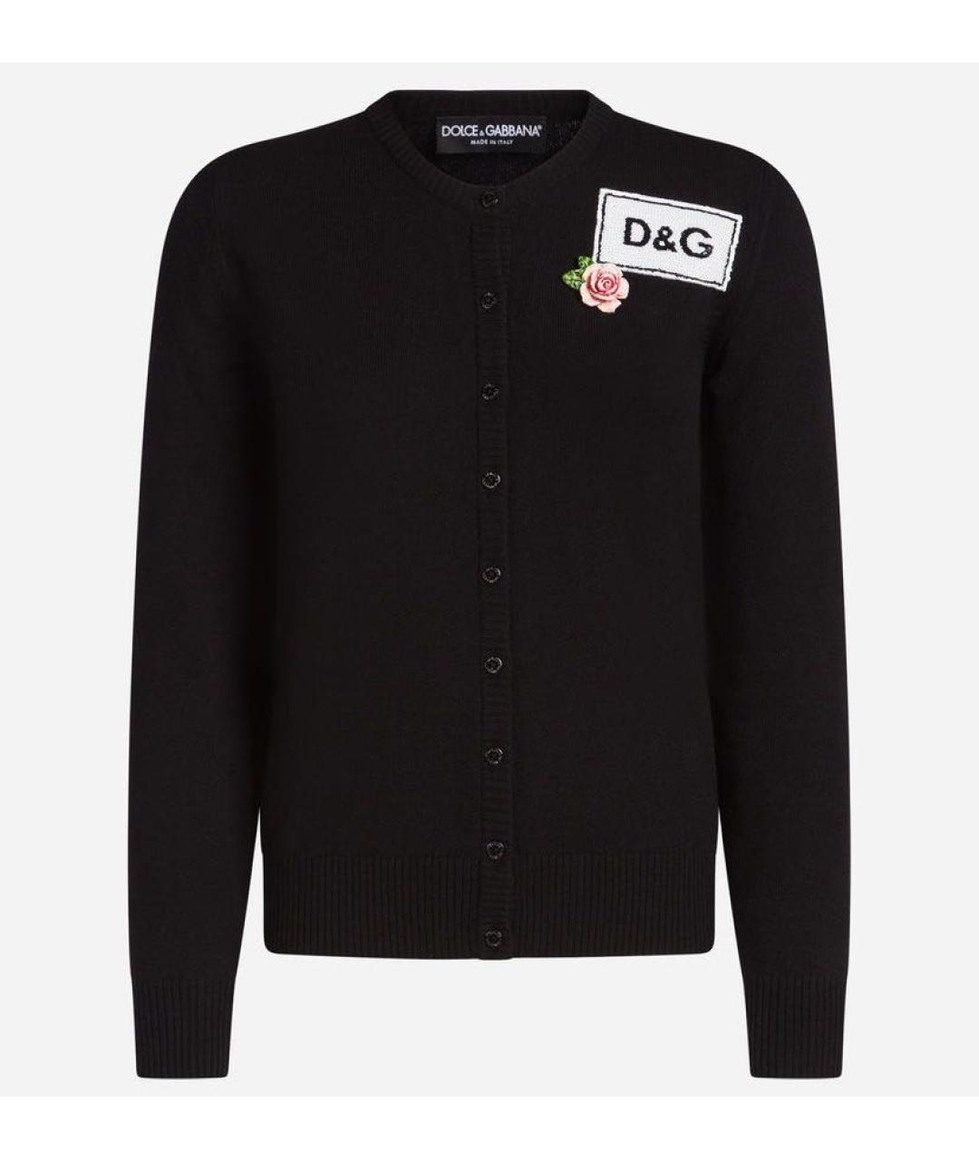 DOLCE&GABBANA Черный кардиган, фото 3