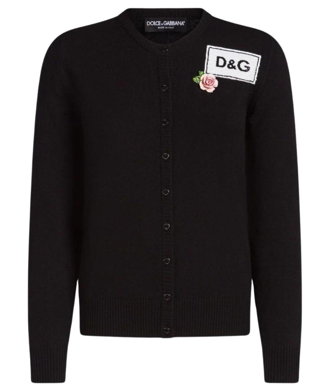 DOLCE&GABBANA Черный кардиган, фото 1