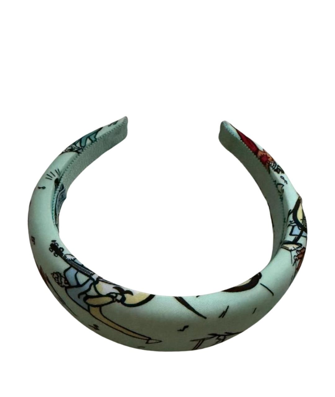 PRADA Зеленый ободок, фото 1