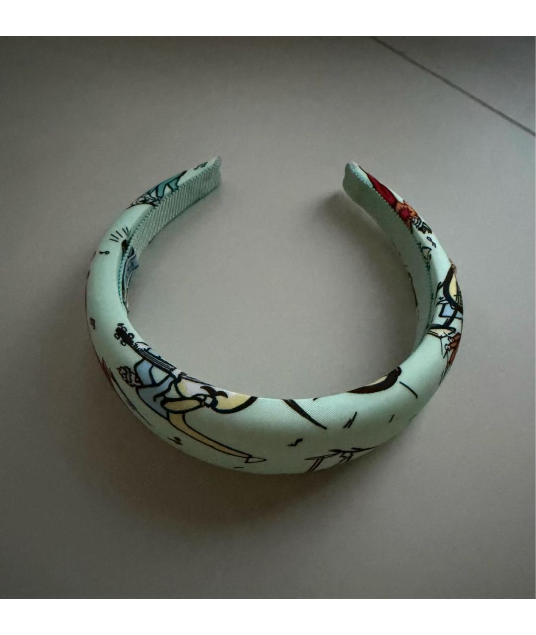 PRADA Зеленый ободок, фото 8
