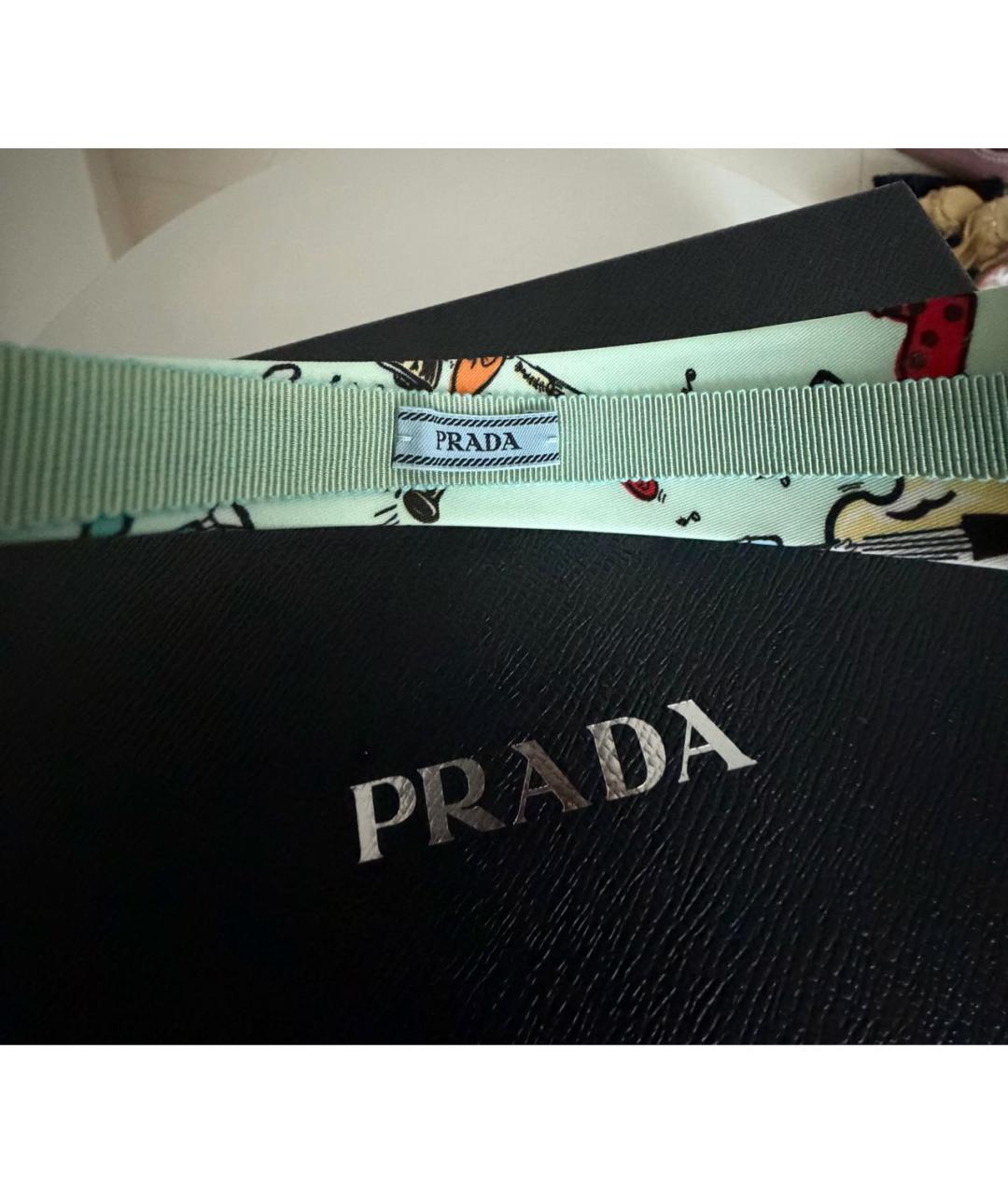 PRADA Зеленый ободок, фото 3