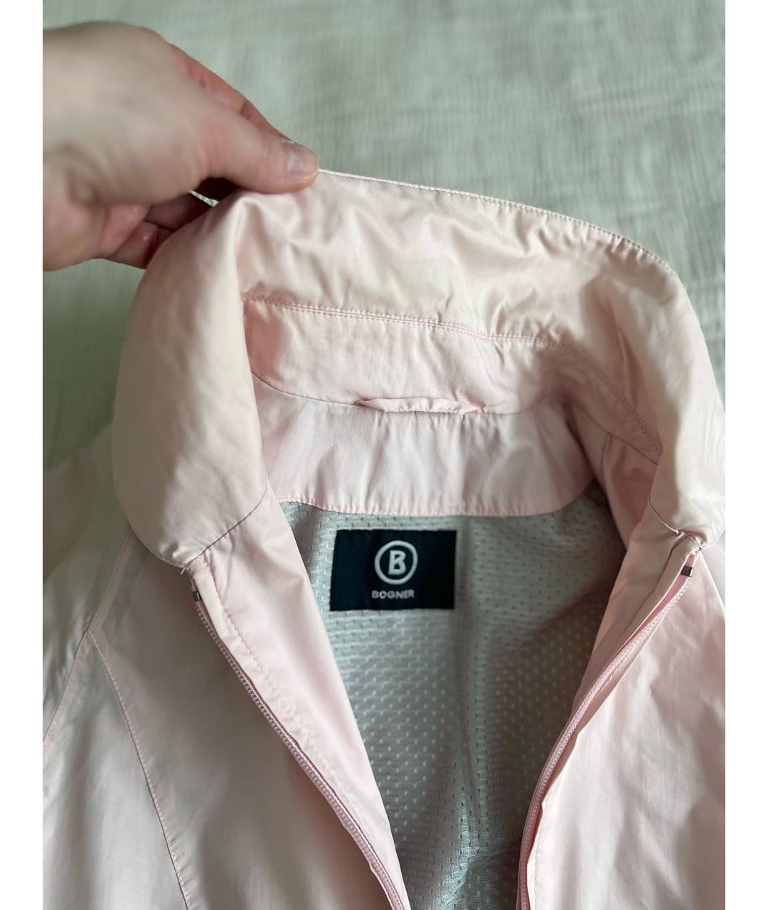 BOGNER Розовая полиэстеровая куртка, фото 7