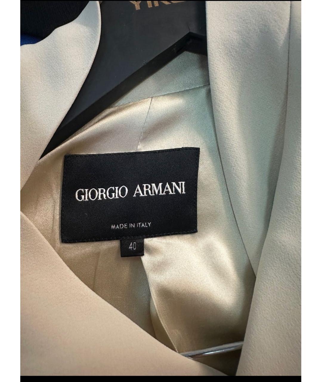 GIORGIO ARMANI Бежевый костюм с юбками, фото 3