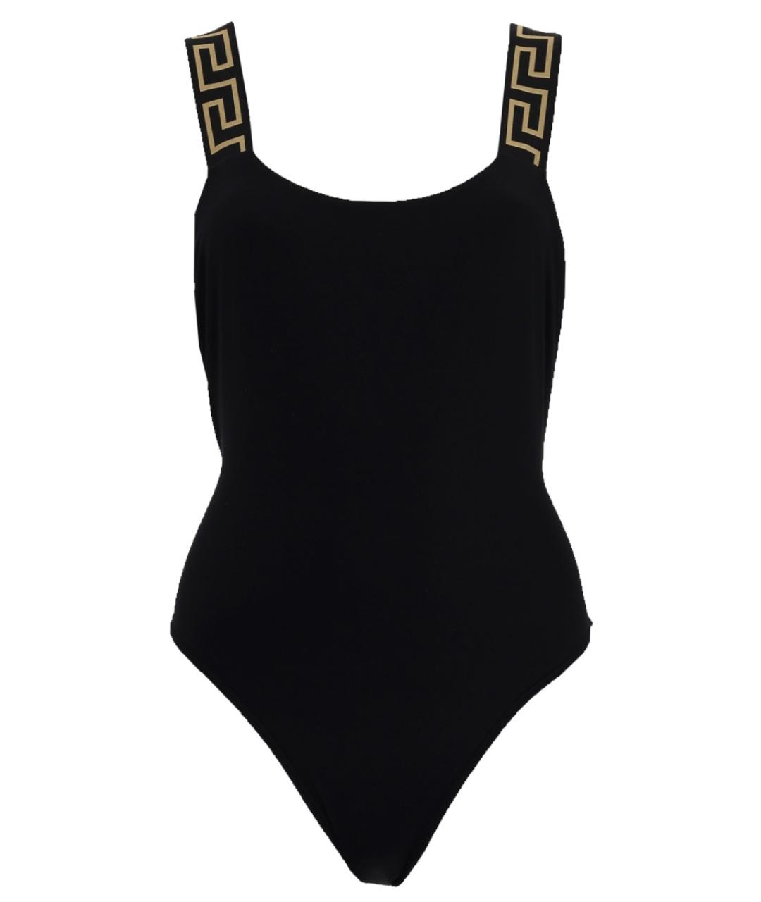 VERSACE Черный полиамидовый купальник, фото 1