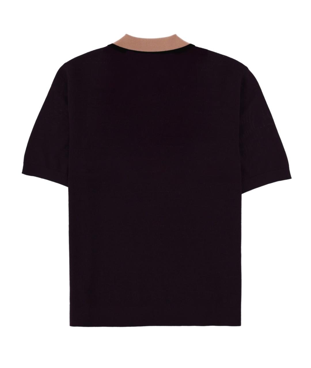 DRIES VAN NOTEN Фиолетовое поло с коротким рукавом, фото 2