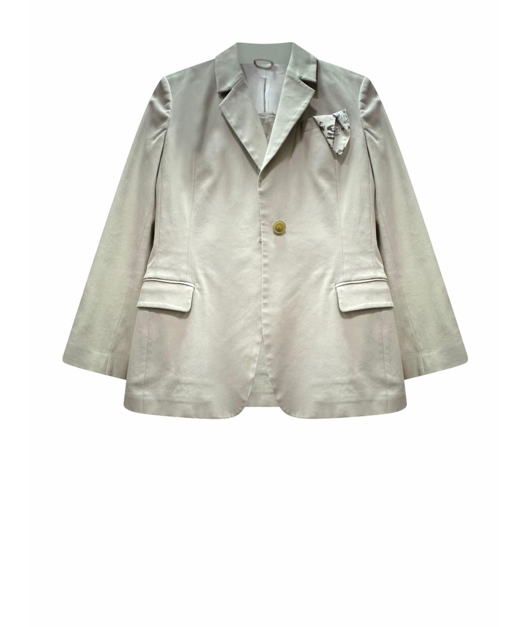 BRUNELLO CUCINELLI Бежевый костюм с брюками, фото 1