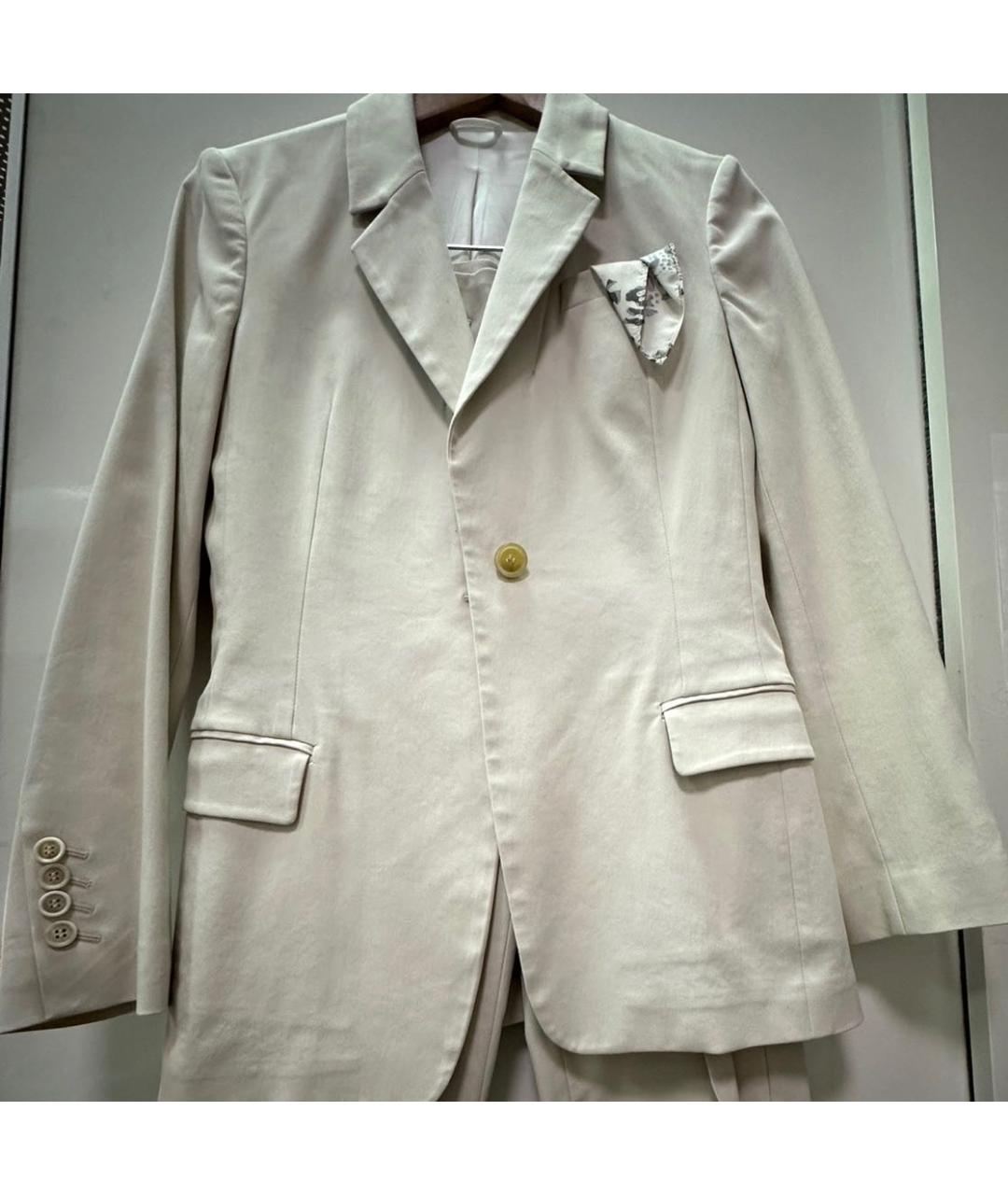 BRUNELLO CUCINELLI Бежевый костюм с брюками, фото 5