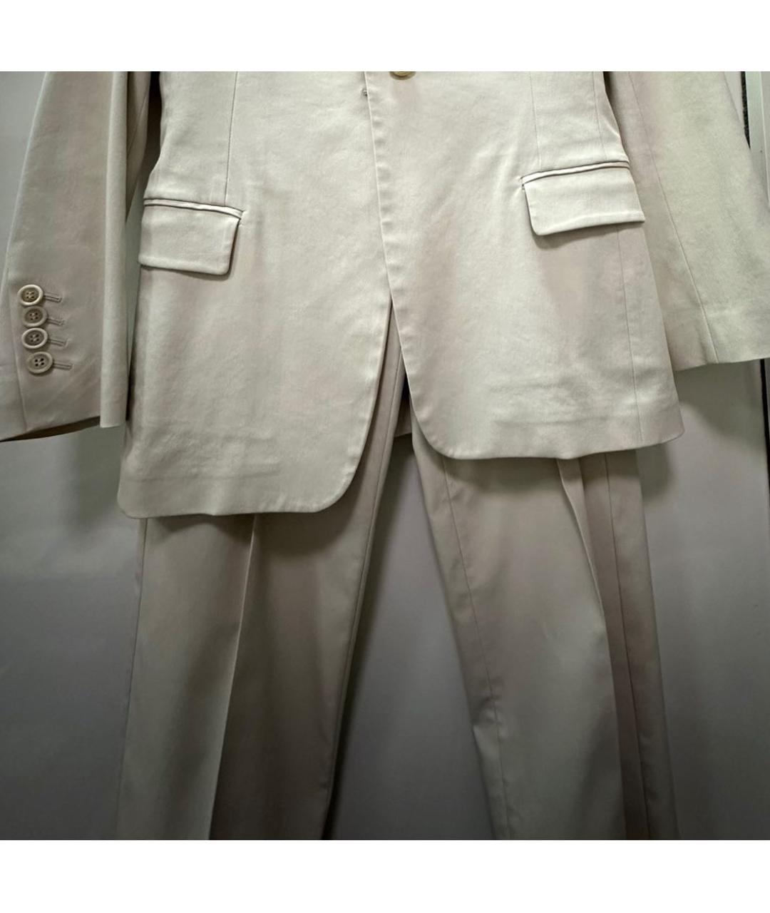 BRUNELLO CUCINELLI Бежевый костюм с брюками, фото 2