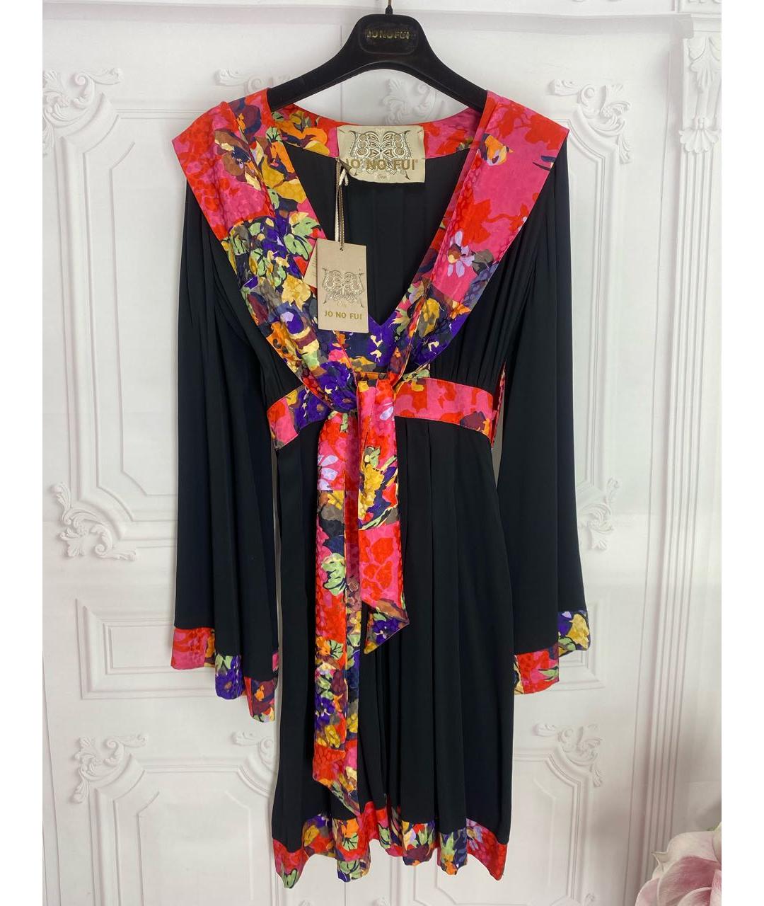 JO NO FUI Мульти вискозное платье, фото 5