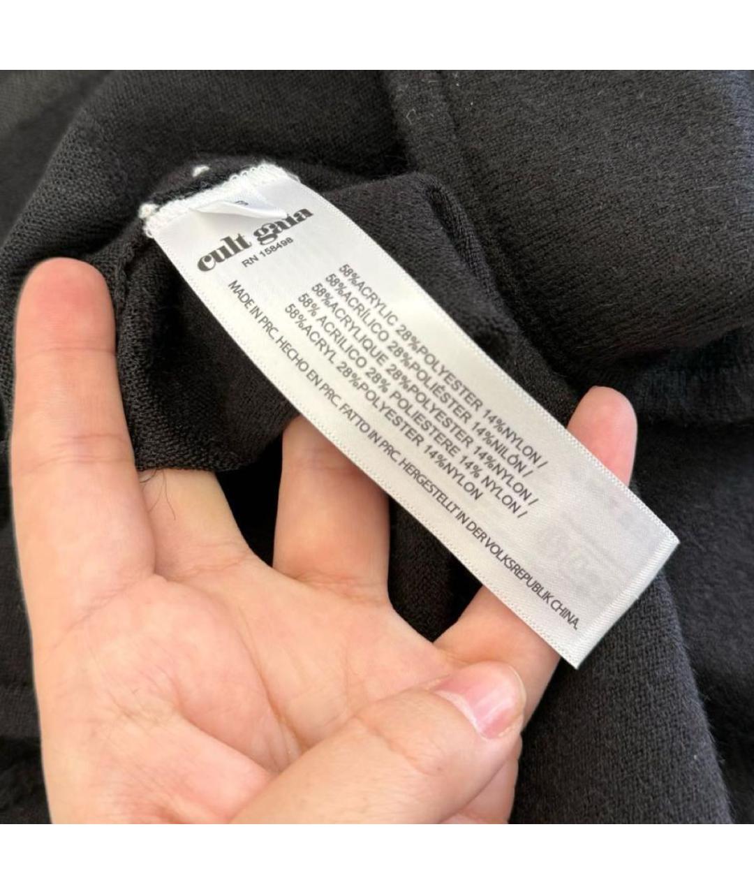 CULT GAIA Черное коктейльное платье, фото 5