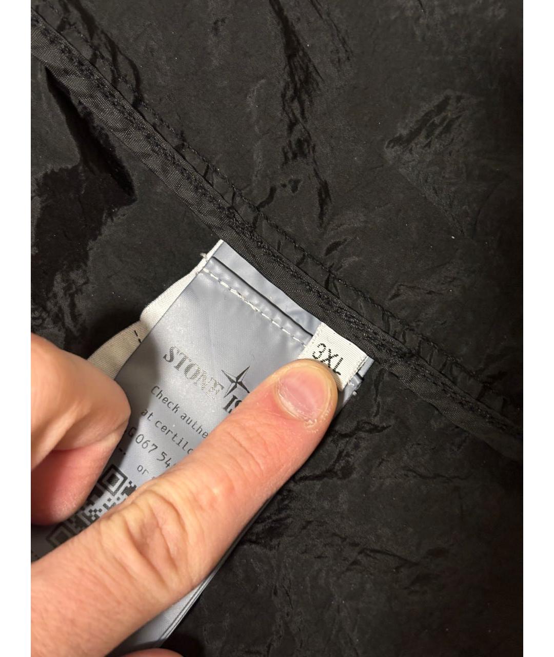 STONE ISLAND Черная куртка, фото 5