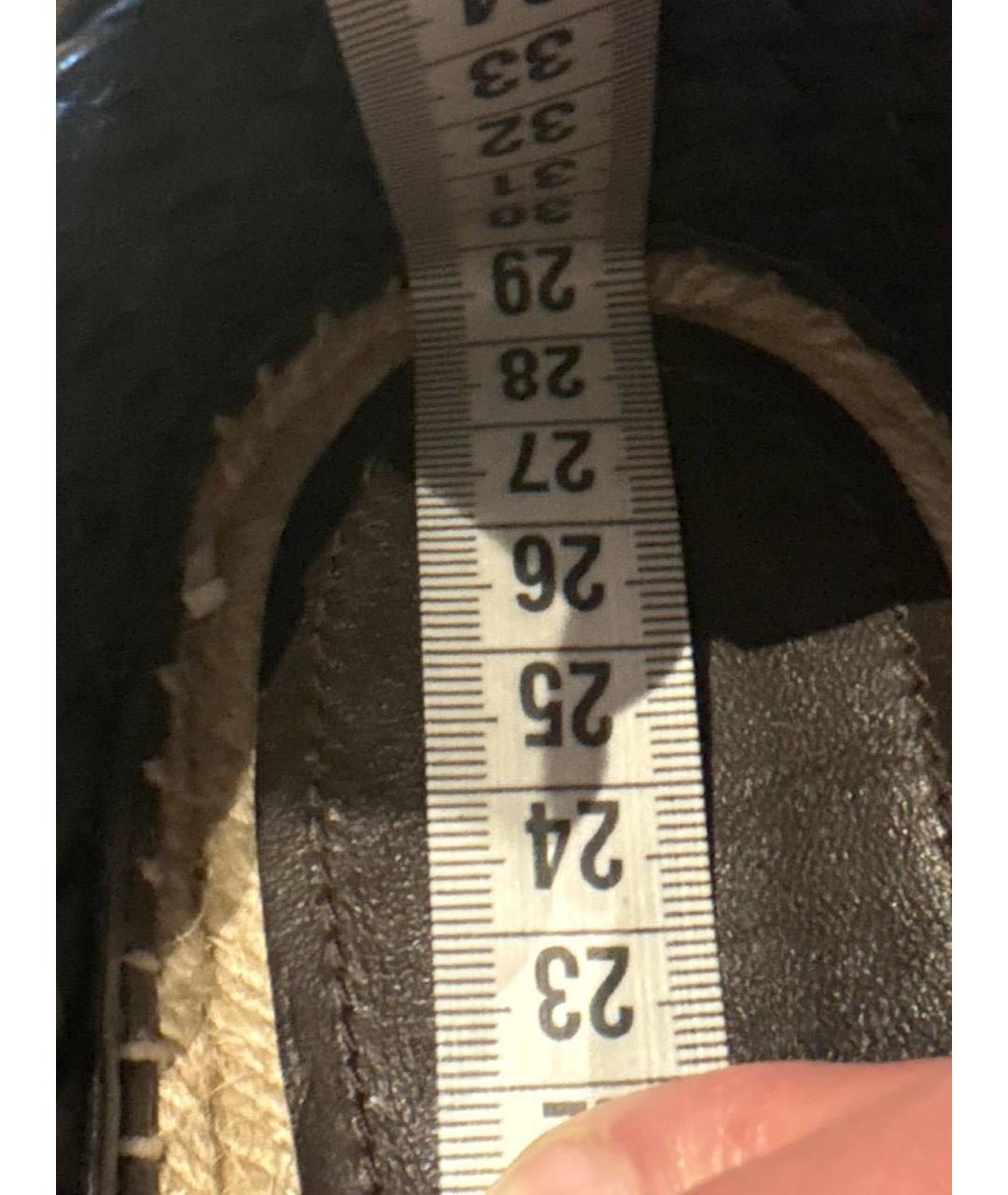 BOTTEGA VENETA Коричневые кожаные эспадрильи, фото 5