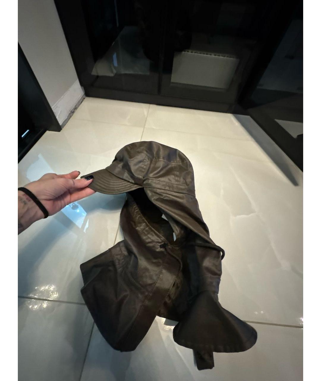 LEMAIRE Хаки капюшон, фото 4