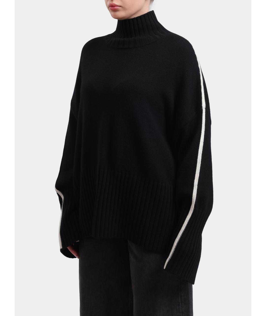 PINKO Черный джемпер / свитер, фото 3