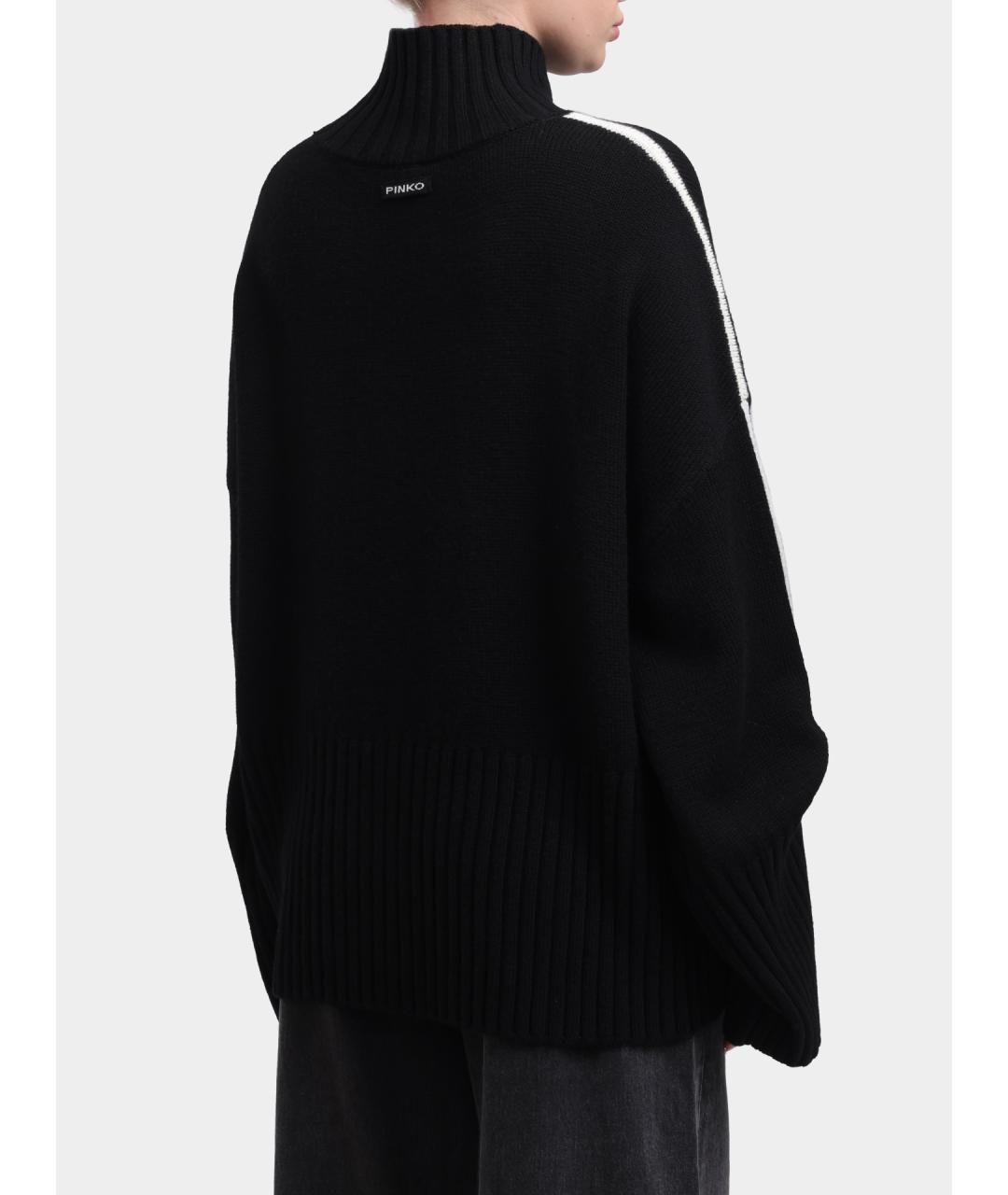 PINKO Черный джемпер / свитер, фото 5