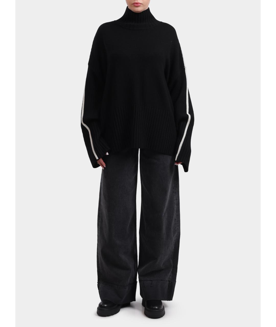 PINKO Черный джемпер / свитер, фото 2