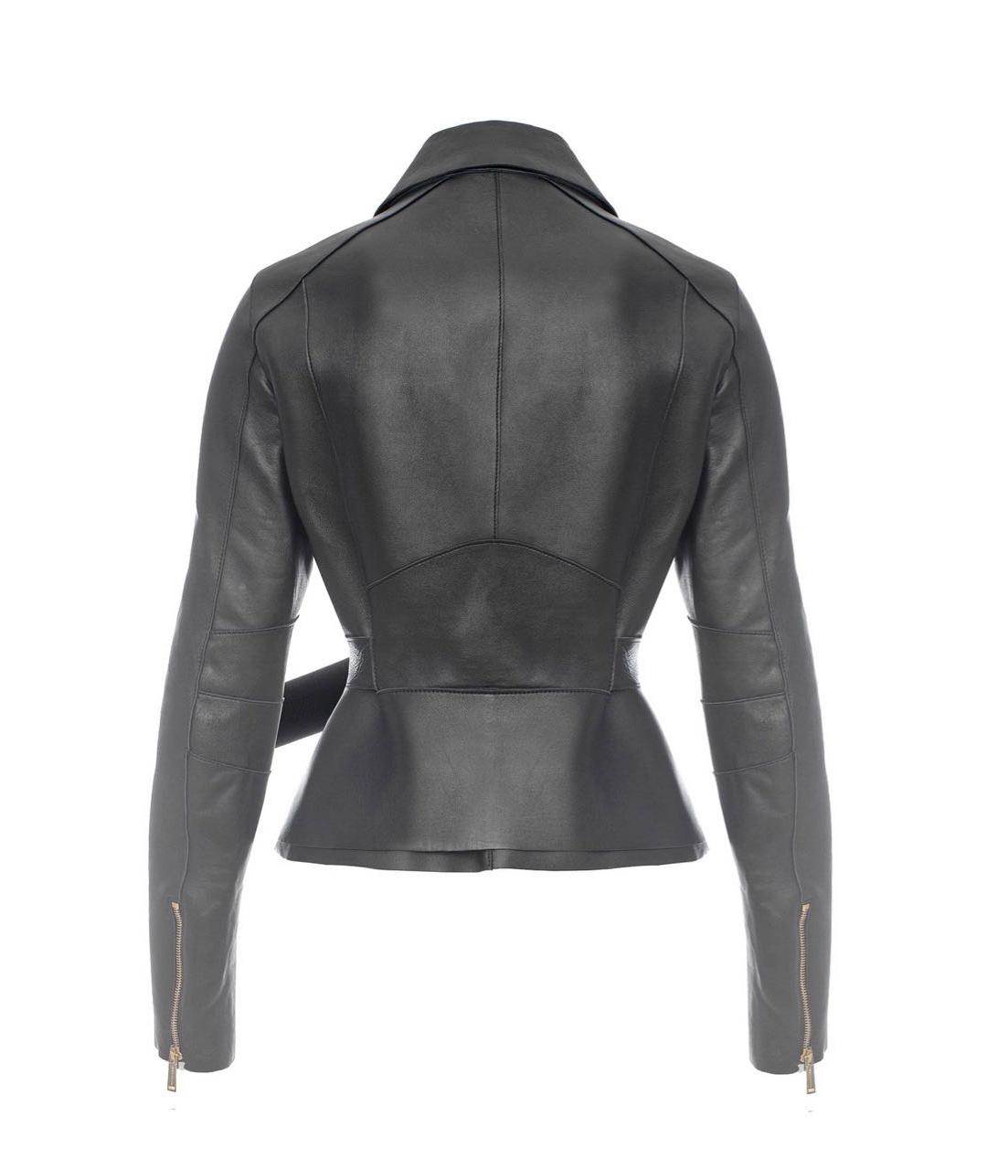 DSQUARED2 Черная кожаная куртка, фото 2