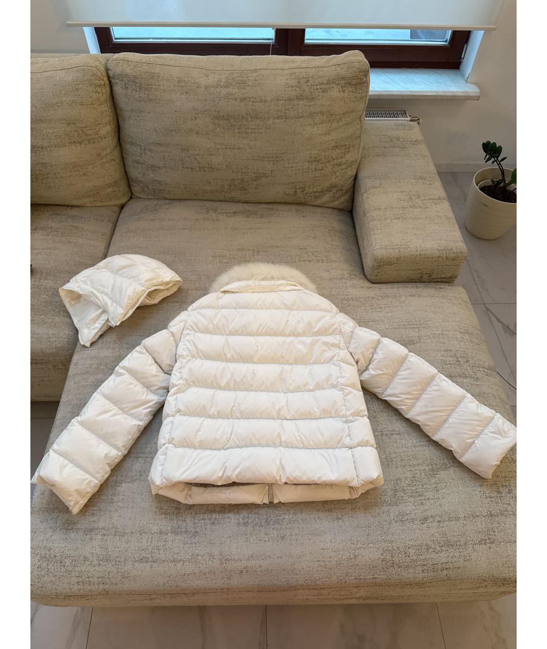 HERNO Белый полиэстеровый пуховик, фото 2