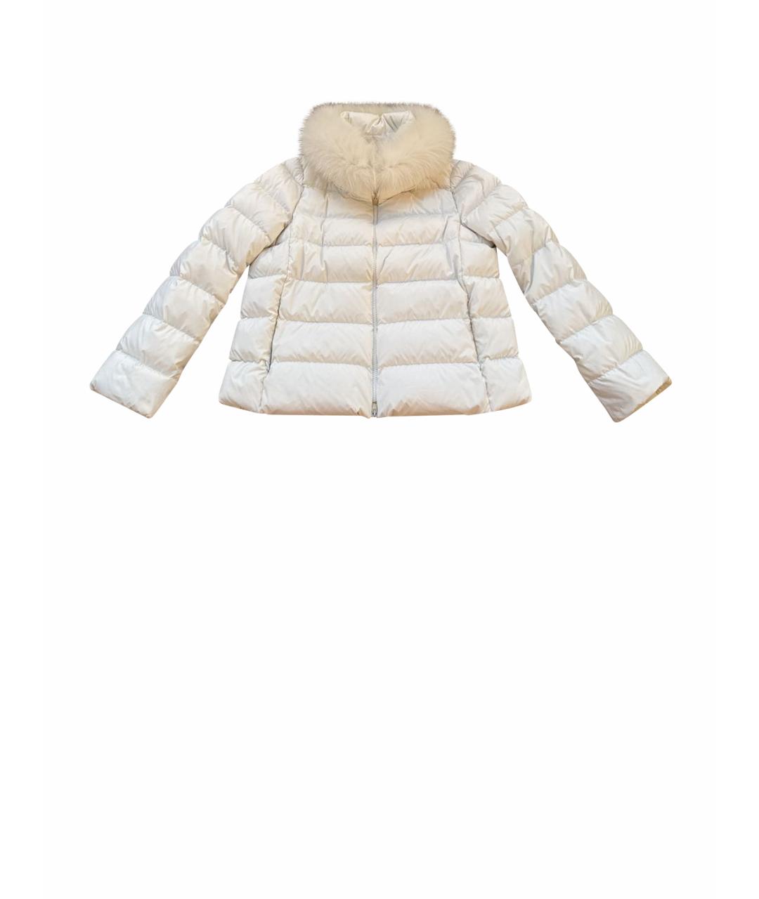 HERNO Белый полиэстеровый пуховик, фото 1