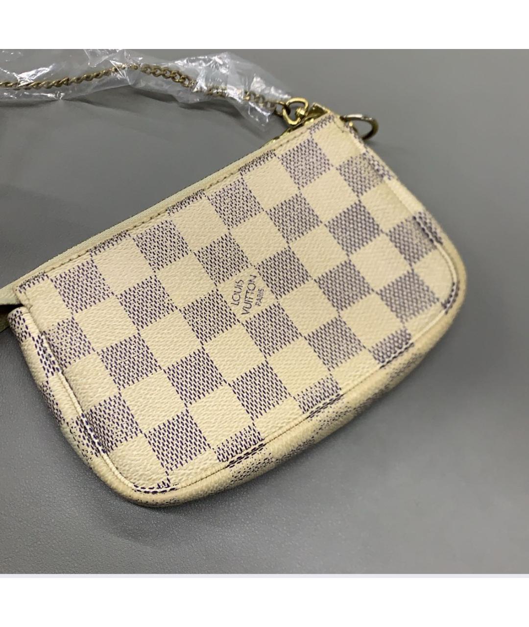 LOUIS VUITTON Белая сумка с короткими ручками из искусственной кожи, фото 6