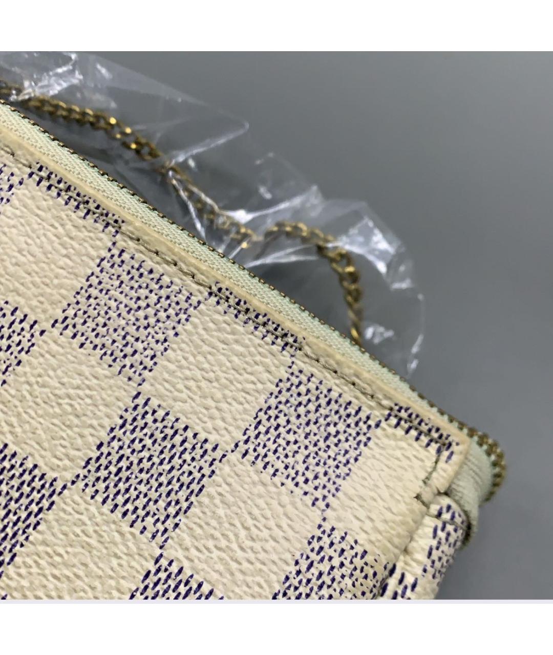 LOUIS VUITTON Белая сумка с короткими ручками из искусственной кожи, фото 7