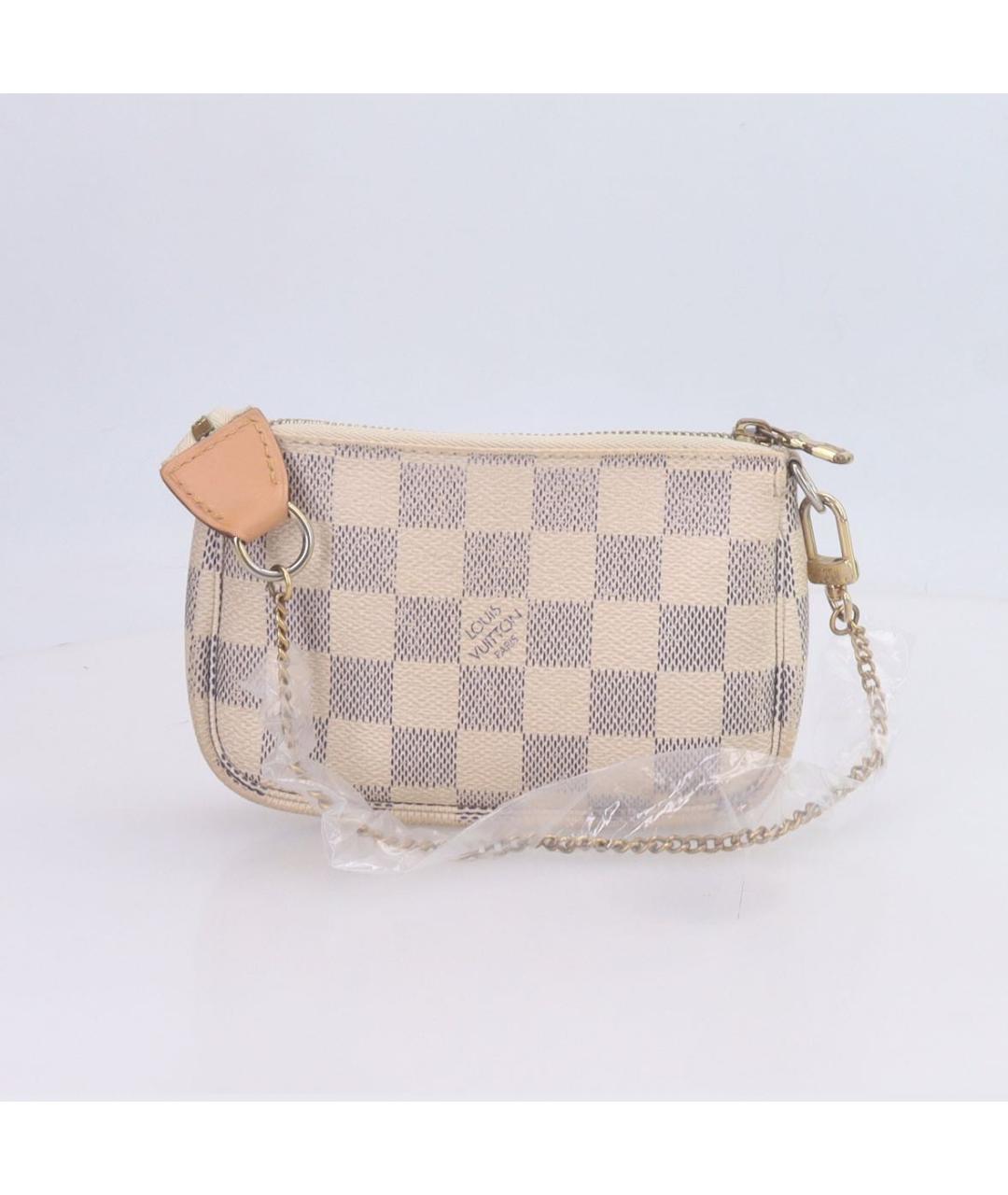 LOUIS VUITTON Белая сумка с короткими ручками из искусственной кожи, фото 2