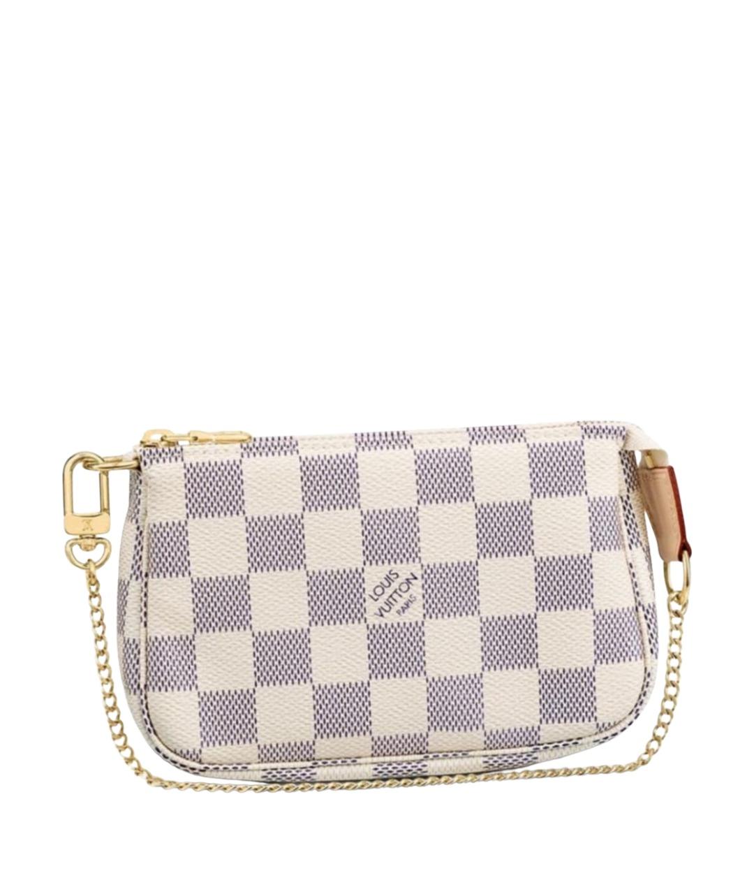 LOUIS VUITTON Белая сумка с короткими ручками из искусственной кожи, фото 1