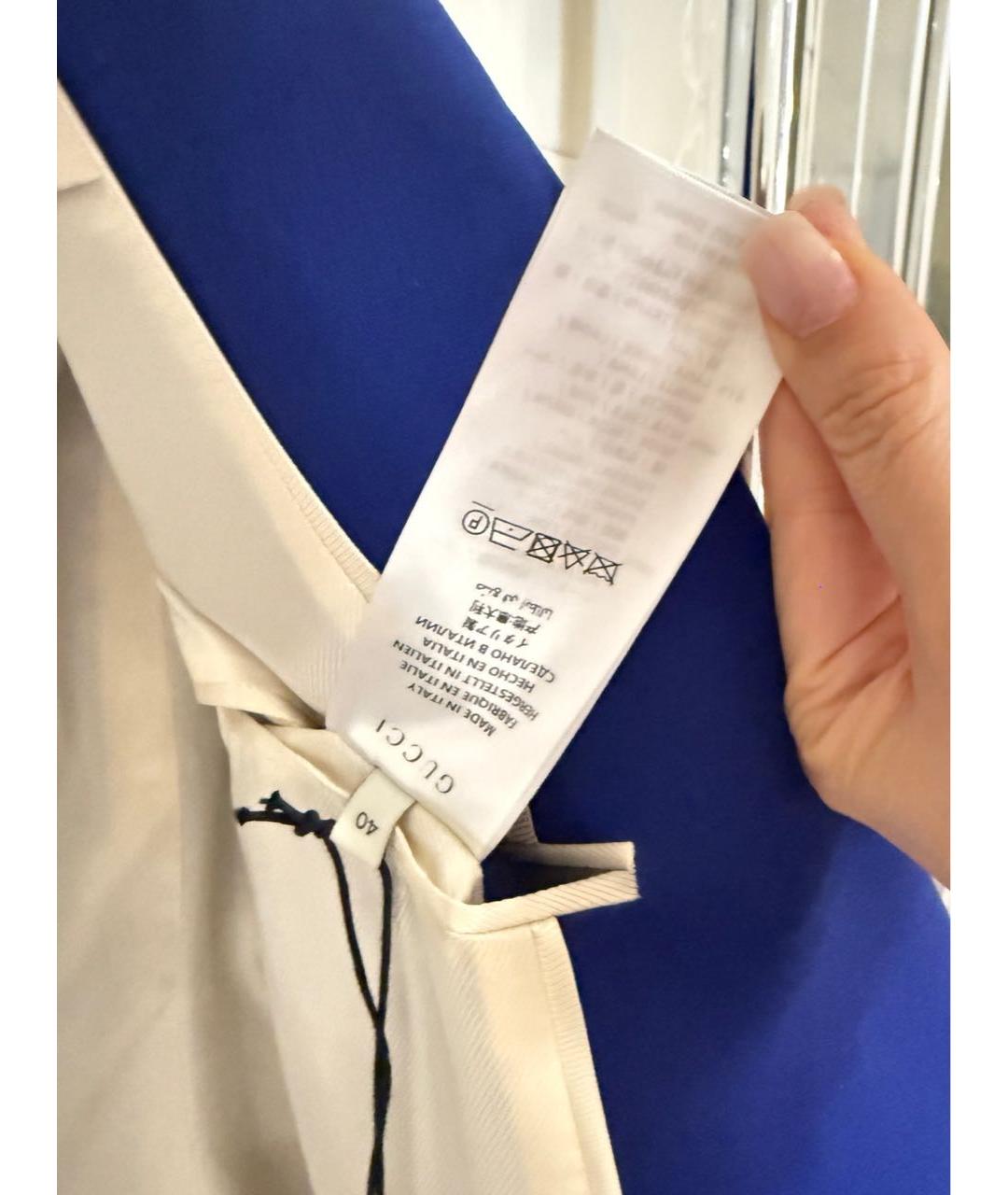 GUCCI Синий жакет/пиджак, фото 7