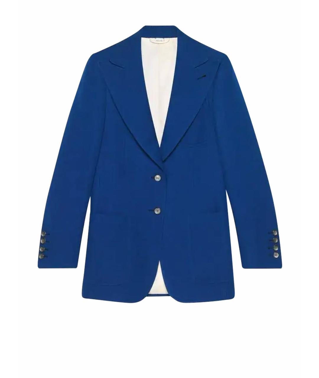GUCCI Синий жакет/пиджак, фото 1