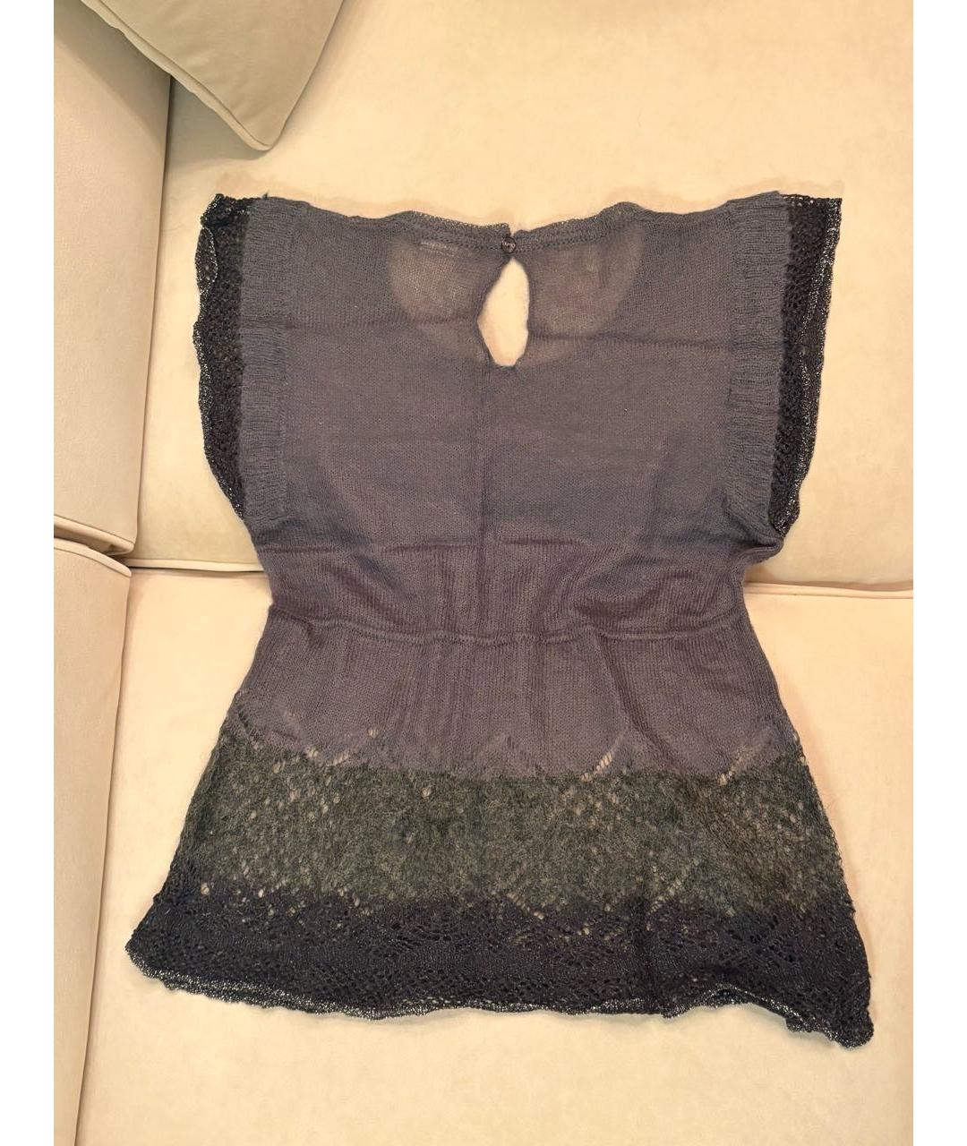 LIU JO Серая шерстяная блузы, фото 2