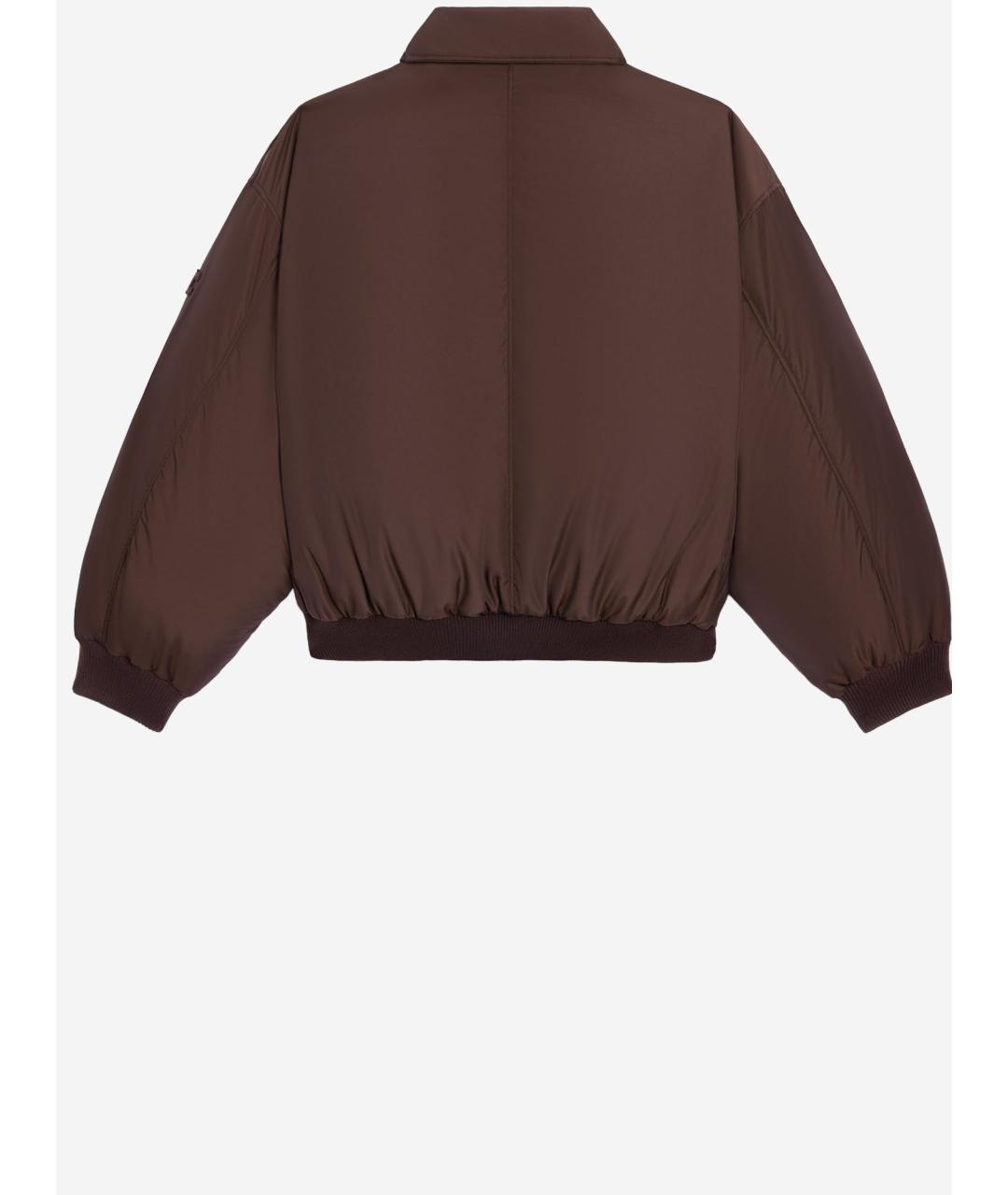 CELINE Коричневая полиамидовая куртка, фото 2