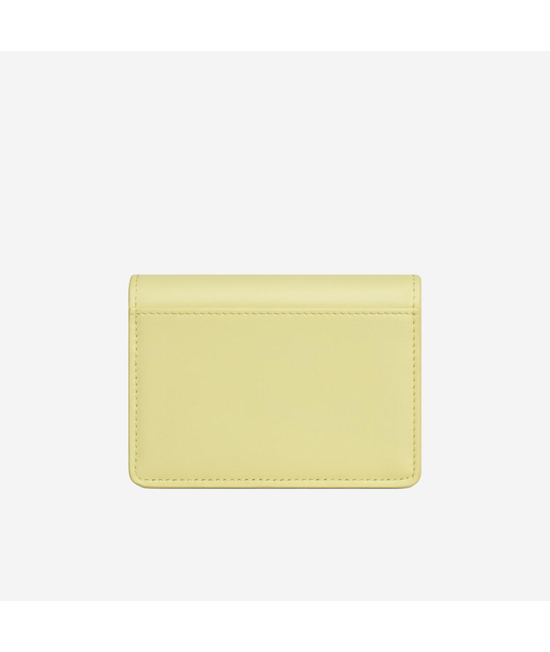 CELINE Желтый кожаный кошелек, фото 3