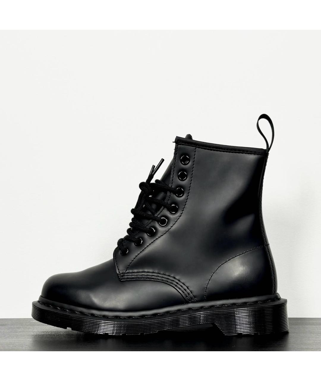 DR. MARTENS Черные кожаные ботинки, фото 9