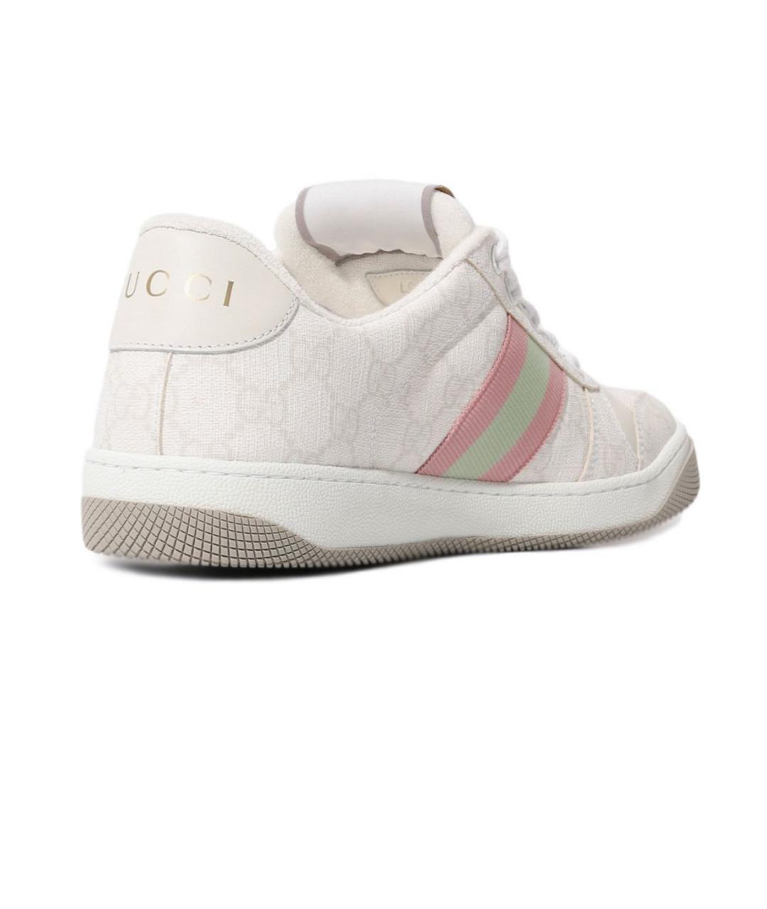 GUCCI Белые кеды, фото 3