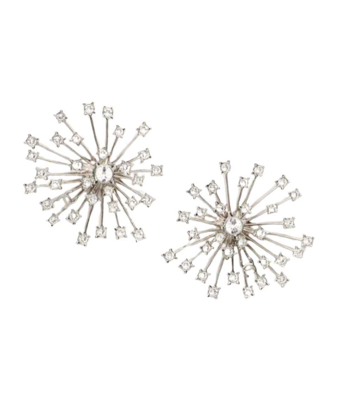 CHANEL Серебряные металлические серьги, фото 1