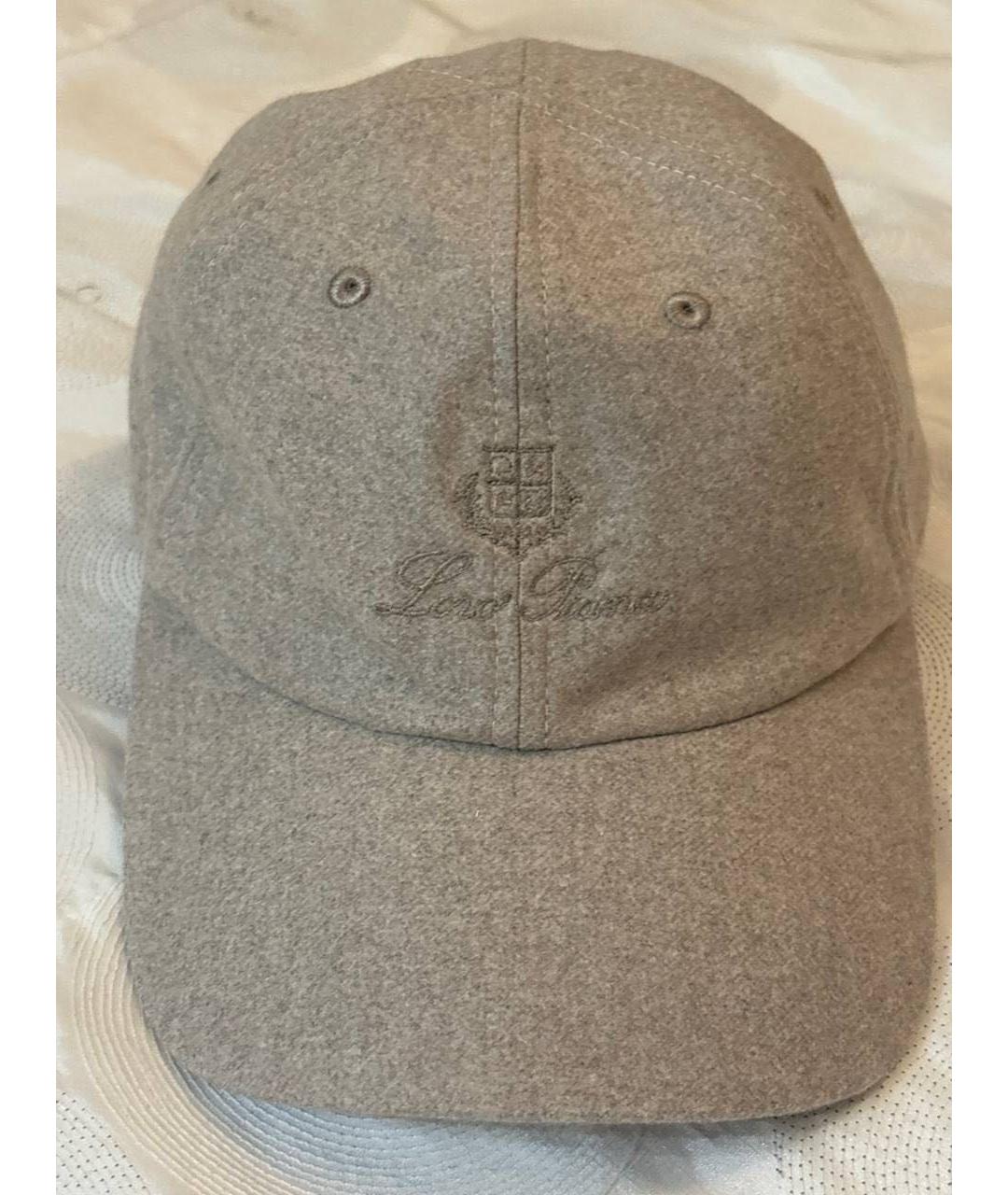 LORO PIANA Бежевая шерстяная кепка/бейсболка, фото 4