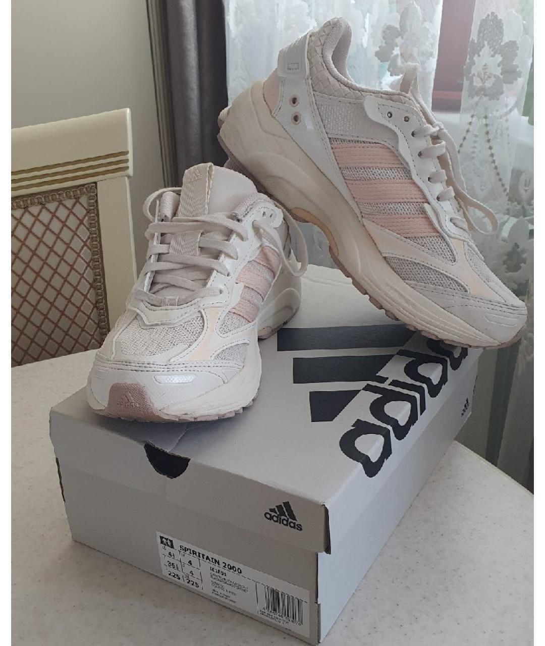 ADIDAS Бежевые кроссовки из искусственной кожи, фото 2