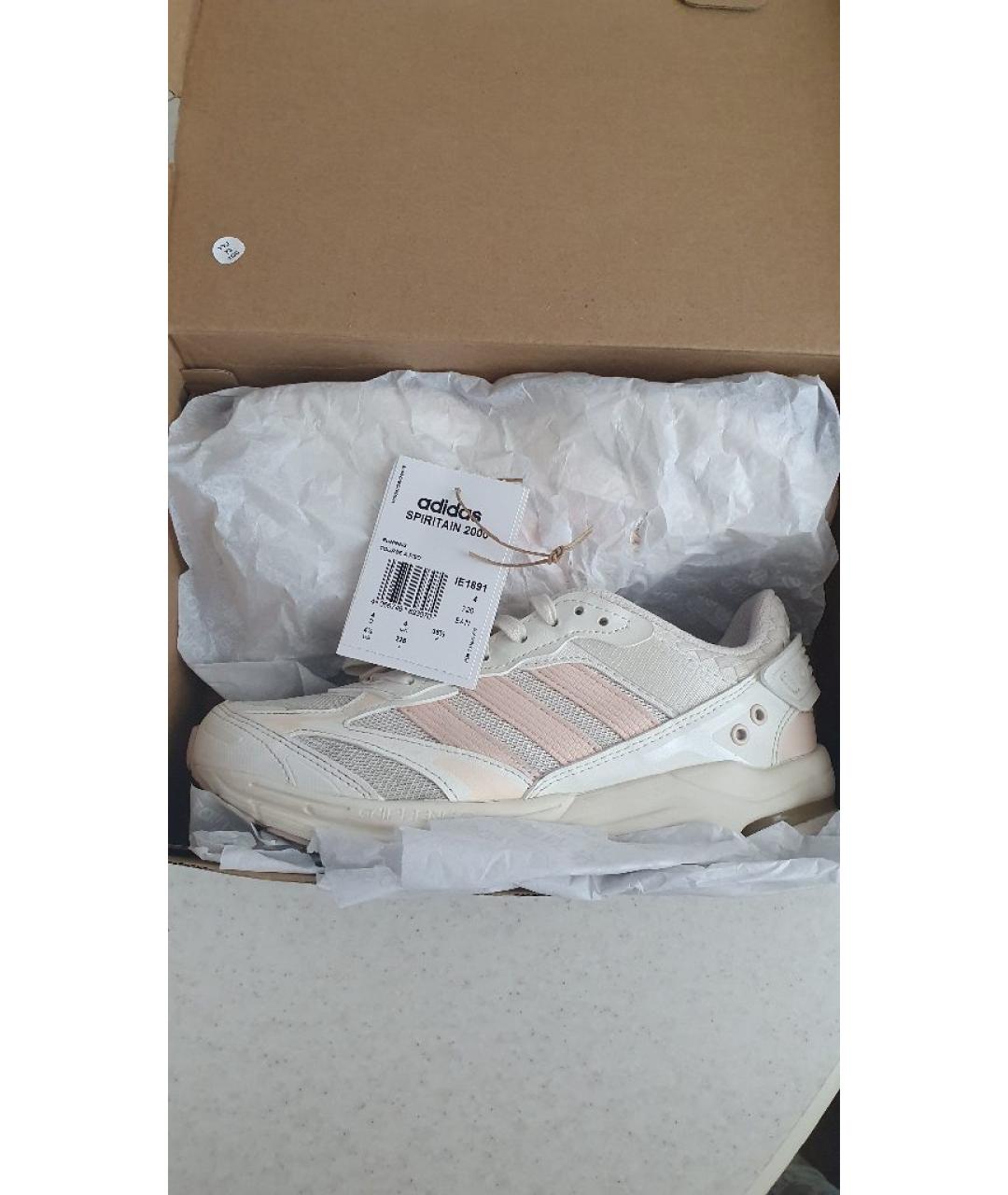 ADIDAS Бежевые кроссовки из искусственной кожи, фото 3