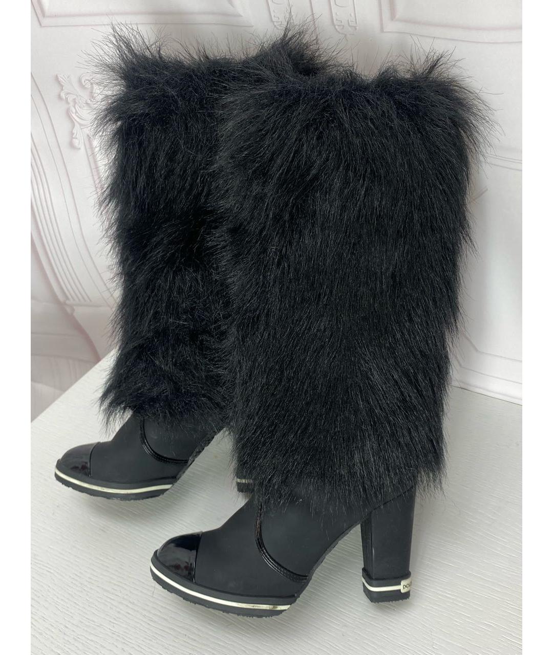 DOLCE&GABBANA Черные сапоги, фото 5