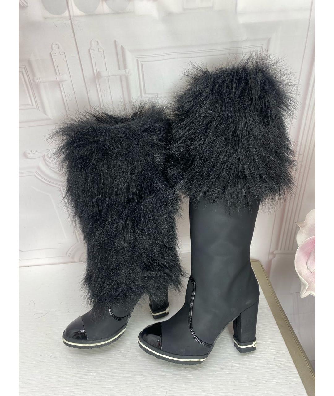 DOLCE&GABBANA Черные сапоги, фото 6