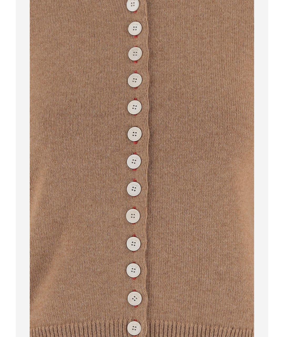 CELINE Коричневый кашемировый кардиган, фото 3