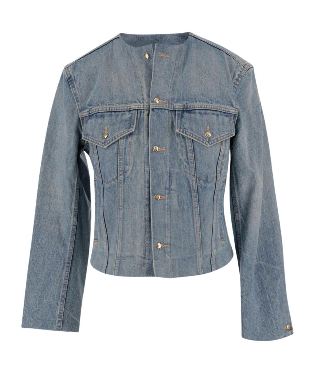 CELINE Голубая хлопковая куртка, фото 1