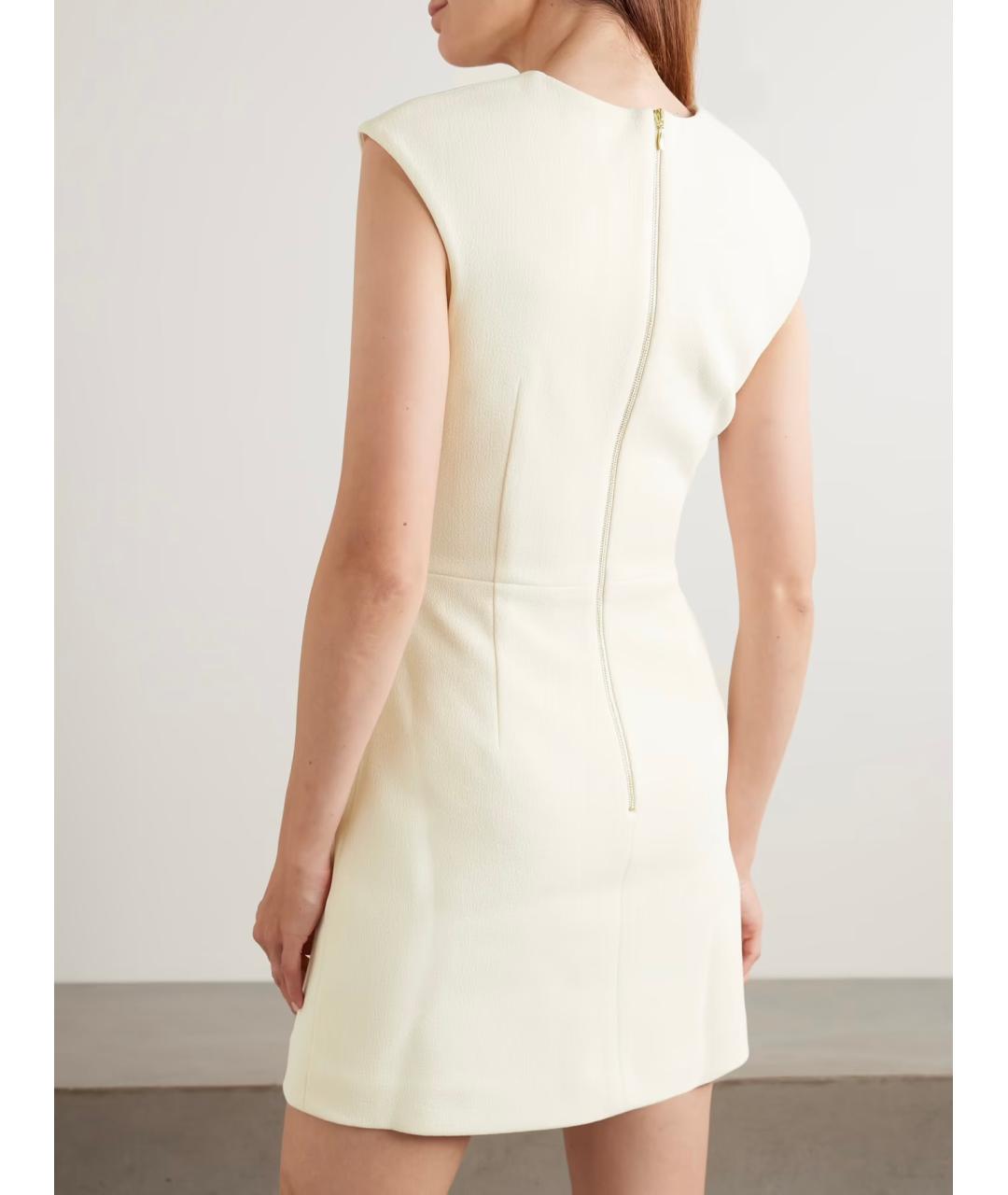 REBECCA VALLANCE Белое полиэстеровое коктейльное платье, фото 3