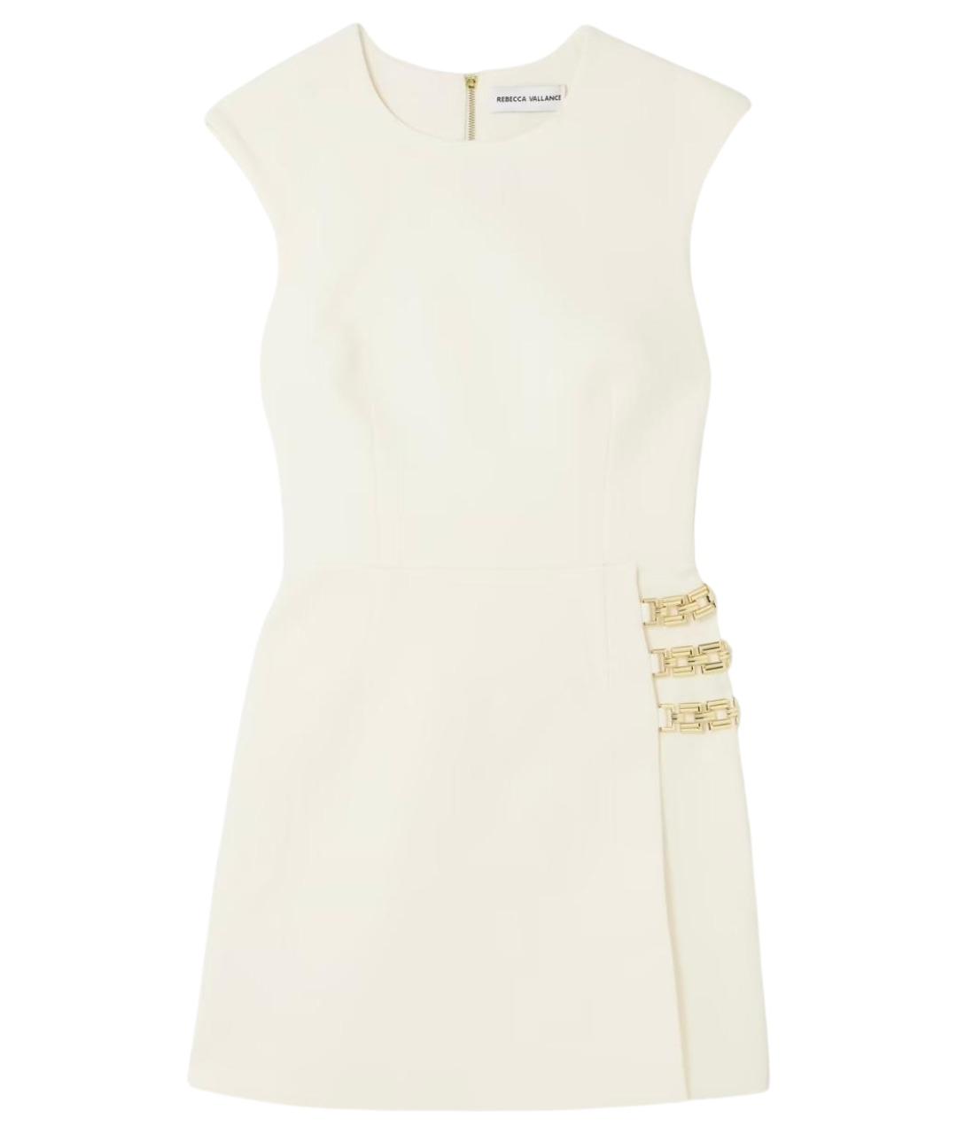 REBECCA VALLANCE Белое полиэстеровое коктейльное платье, фото 1