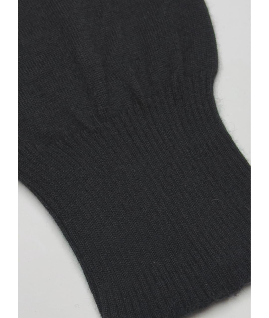 RICK OWENS Черные хлопковые повседневные брюки, фото 5