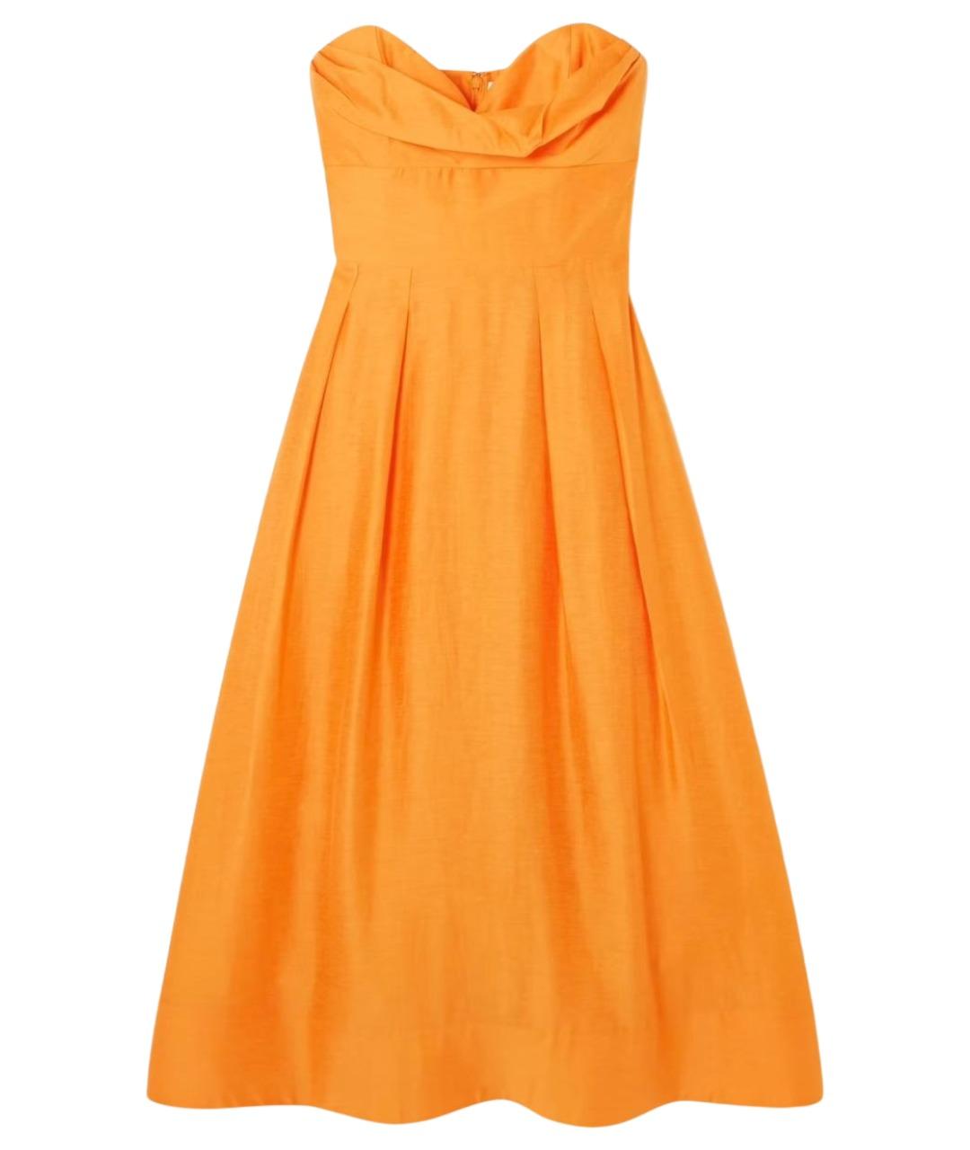 REBECCA VALLANCE Оранжевое коктейльное платье, фото 1