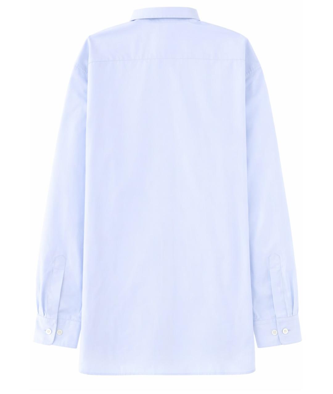 DRIES VAN NOTEN Голубая хлопковая кэжуал рубашка, фото 2