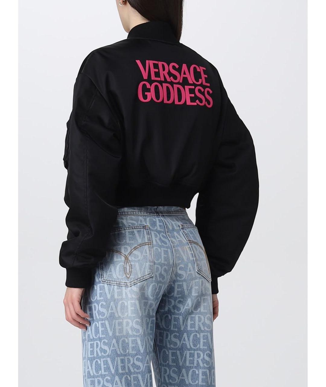 VERSACE Черная куртка, фото 3